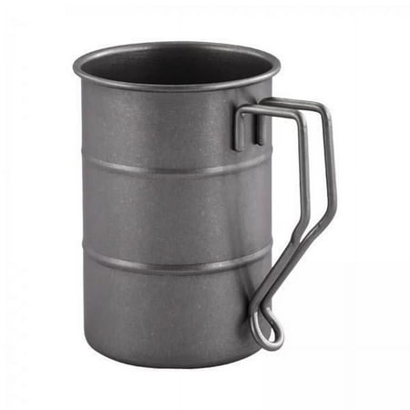 

yotijay 2xTea Mugs Portable 350ml Stainless Steel Camping Cup for BBQ Campsite Outdoor