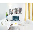 thumbnail image 4 of HFDF 3 Pieces Graffiti Wall Art Couples Kiss Poster Love Decor Holding Hands Wall Art Graffiti Poster Street Art Colorful Canvas Wall Art Pop Art Canvas for Couples Wall Decor (x3) 8x10inch Framed, 4 of 5