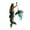 as shown, variant on Mermaid Wall Lamp Door and Window Decoration LED Fairy Light Mermaid Tail Night Light Room Decor Children's Bedroom accessory