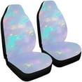 thumbnail image 2 of RYLABLUE Set of 2 Car Seat Covers Color Star Universal Auto Front Seats Protector Fits for Car,SUV Sedan,Truck, 2 of 3