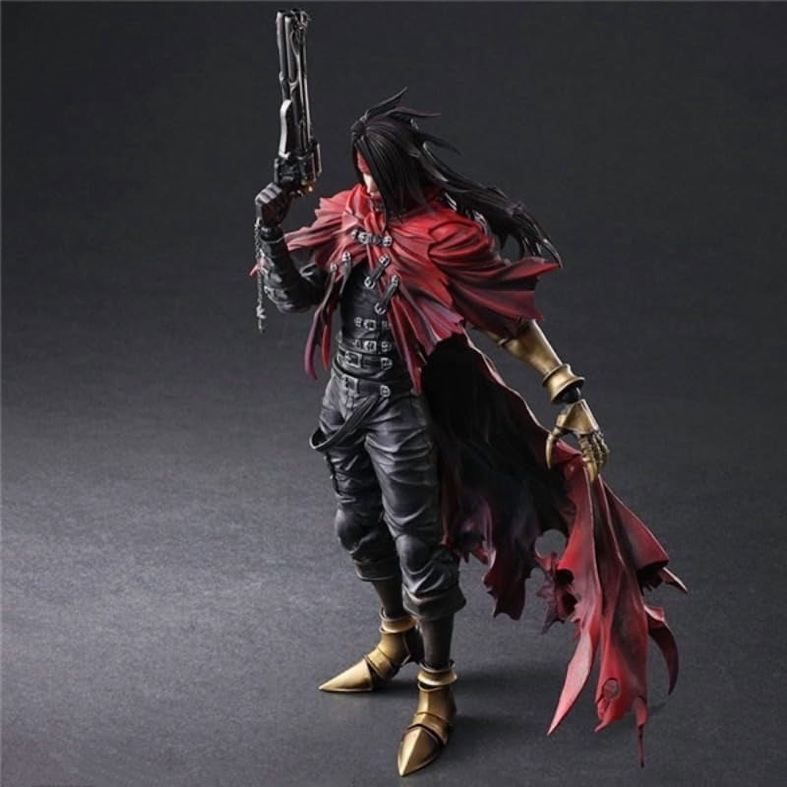 Vincent Figure, Standing Vincent Valentine Figures 27cm/10.6inch PVC Anime Character Collection Decor Statue Model Desktop Decoration Ornament Gifts