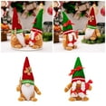 thumbnail image 2 of Milue Christmas Gingerbreads Man Gnomes Plush Collection Holiday Ornament Decors, 2 of 18
