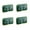 Green, variant on Wire & Cable Organizers, Green, 4 Count