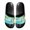 Beach Scene Print with Starfish & Palm Leaves, variant on Soft Sole Shower Beach Slide Sandal for Outdoor House Walking, Easy to Clean EVA Slide Sandals, 1776 Spirit