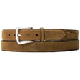 thumbnail image 2 of Nocona Men's Distressed Brown Western Overlay Leather Belt N2450444, 2 of 2