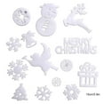 thumbnail image 3 of PuSpu White Pearl Snowflake DIY Christmas Tree Trim Kit, Festive Holiday Décor Craft Supply, 3.9×1.9 in Box, 3 of 6