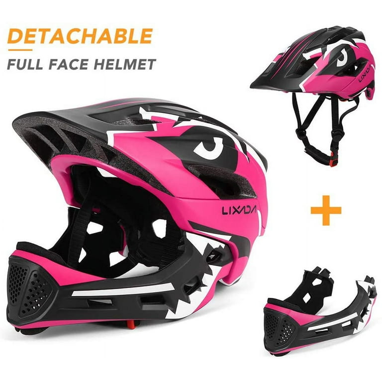 Pink full face helmet mtb hotsell