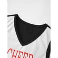 thumbnail image 5 of TiaoBug Kids Girls Cheerleading Uniform Dance Dress Sleeveless V Neck Letter Dresses 6-14, 5 of 7