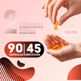 thumbnail image 3 of Omega 3 de Salmón Puro 90 Cápsulas softgel (EPA - DHA), con Vitamina E, Beneficia el Sistema Cardiovascular y Neuronal, Aumenta la Energía y Retención de Memoria., 3 of 5