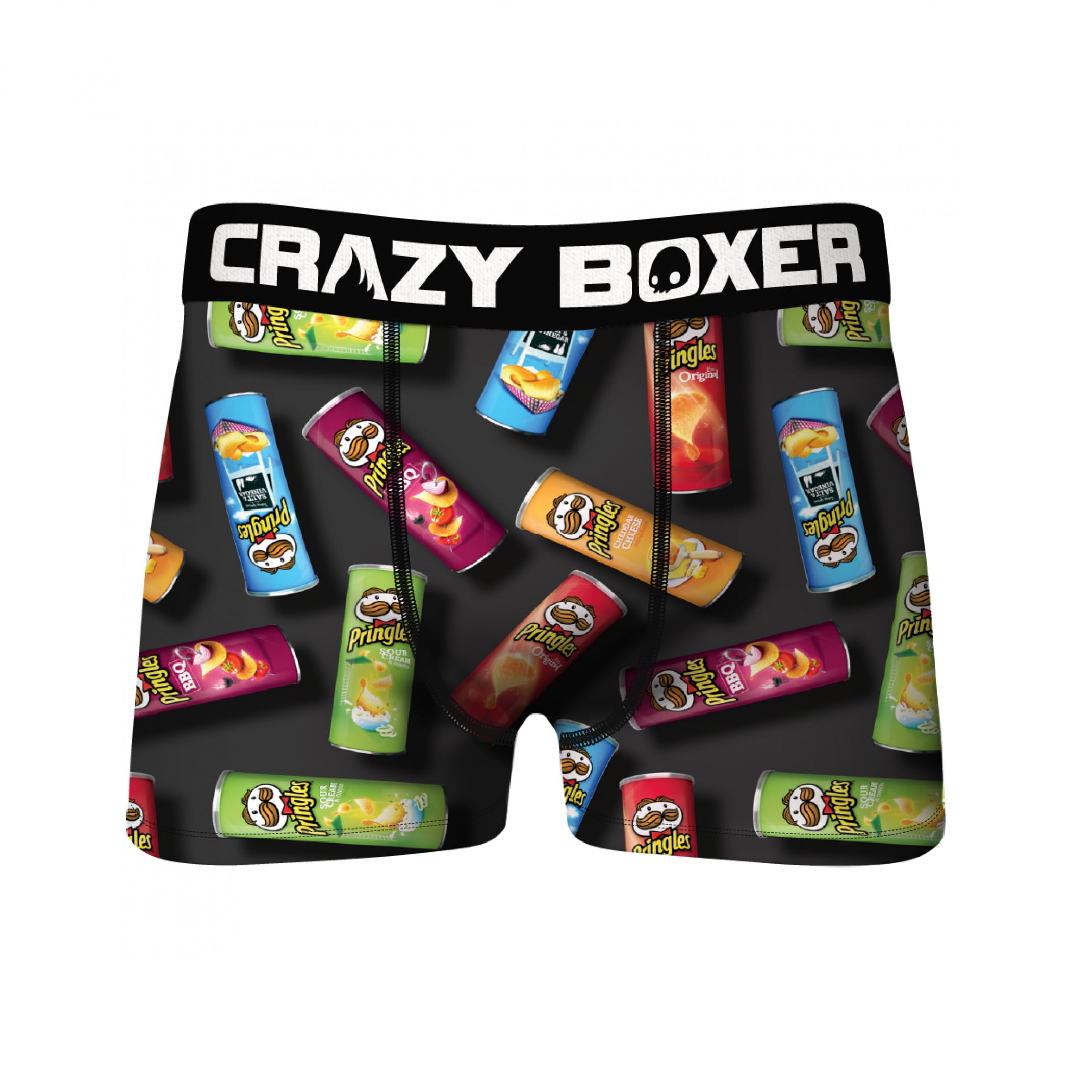 Crazy Boxers Pringles Cans All Over Boxer Briefs-Large (36-38 ...