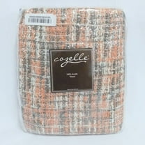 Cozelle Karla 60" x 50"  Multi Color Woven Throw in Taupe