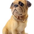 thumbnail image 4 of Veeki Collar para Perro con Eslabones de Cadena Cubana Fuerte y Resistente de 24 mm de Ancho con Dije Chapado en Oro de 18 Quilates con Hebilla de Acero, Collar de Entrenamiento, 4 of 4