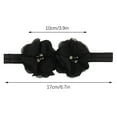thumbnail image 3 of NAISIBABY Toddler Boys Girls Headbands, No Slip Bowknot Flower Solid Color Cute Stretch Headdress Black Free Size, 3 of 4