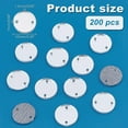 thumbnail image 2 of 200Pcs Sew on Silver Mirror Rhinestones Flat Round Sew on Rhinestones for Clothes Acrylic Disc Mirror Pieces for Crafts Garment Costume Decoration Silver for DIY, 2 of 8