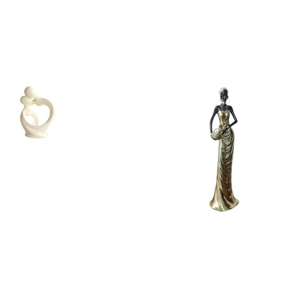 Estatua abstracta,Estatua de resina para decoración del hogar,escultura de pareja,Figura de escritorio,Figuritas africanas,artesanías,artículos de escritorio coleccionables,Estatua de dama