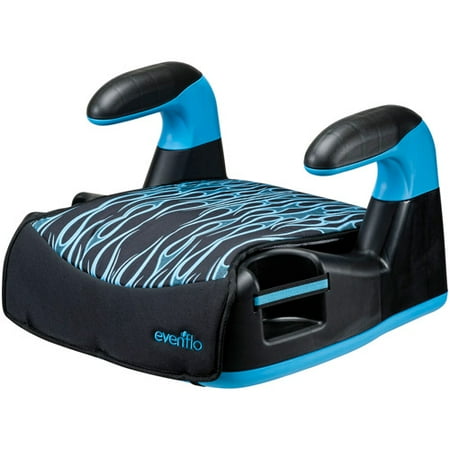 Evenflo - AMP No-Back Booster Car Seat, Blue Flame