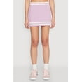 thumbnail image 3 of Womens Varsity Stripe Detail Mini Pleated Skirt, 3 of 4