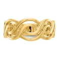 thumbnail image 5 of 14K Yellow Gold Ring Band Themed Infinity, Size 8, 5 of 5