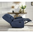 thumbnail image 7 of Microfiber Gliding Recliner, Blue, 7 of 7