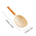 thumbnail image 2 of Tunhigl Large Silicone Colander with Long Handle - Perfect for Pasta, Noodles & Veggies - Durable Kitchen Strainer with Hanging Hole for Easy Storage Orange, 2 of 6