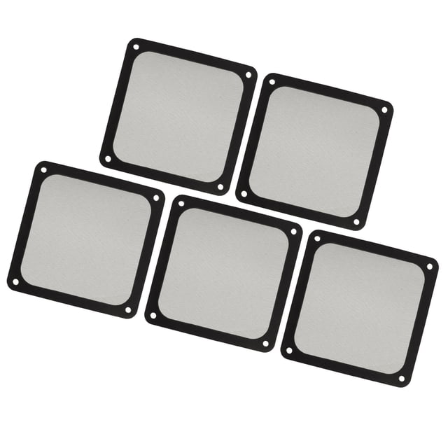 PC Fan Dust Filter Mesh, Magnetic Frame, Nylon Chassis Fan Dust Mesh Cover, 140mm 5pcs, with Magnetic Frame, for Computer Case Power Supply Unit