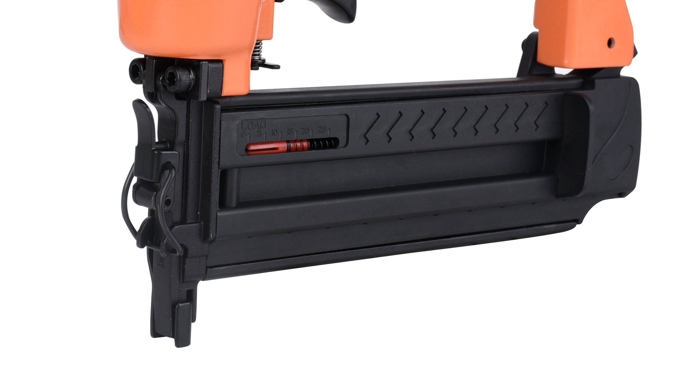 Valu-Air F50Q 18 Gauge Pneumatic Brad Nailer 3/8” to 2” for Cabinet, Trim, Baseboard, Chair Rail, and Finish Work (Needs An Air Compressor)