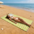 thumbnail image 4 of EBCUE Thin Beach Towel with Handle 2-In-1 Portable Lightweight Soft Cotton Large Sand Free Sandproof Absorbent Quick Dry Towels Cloud Bath Pool Travel Compact Essentials Accessories for Adult Gifts, 4 of 7