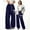 Navy, variant on Bcfgryg Girl's Bowknot Baggy Sweatpants Lightweight Straight Leg Athletic Pants With Pockets Girls Sports Pants,6-7 Years