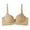 Khaki, variant on Seductiva Bras for Women Womens No Underwire Bras Plus Size Comfort Soft Bras Supportive Bralettes Cute Strong Support Sports Comfort Fit Full-Coverage Bra 1PC