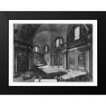 thumbnail image 2 of Piranesi 18x15 Black Modern Framed Museum Art Print Titled - Veduta interna della Chiesa della Madonna, 2 of 5