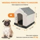 thumbnail image 3 of Casa Para Perro Mediana Poli Pets Berlín Color gris, 3 of 7