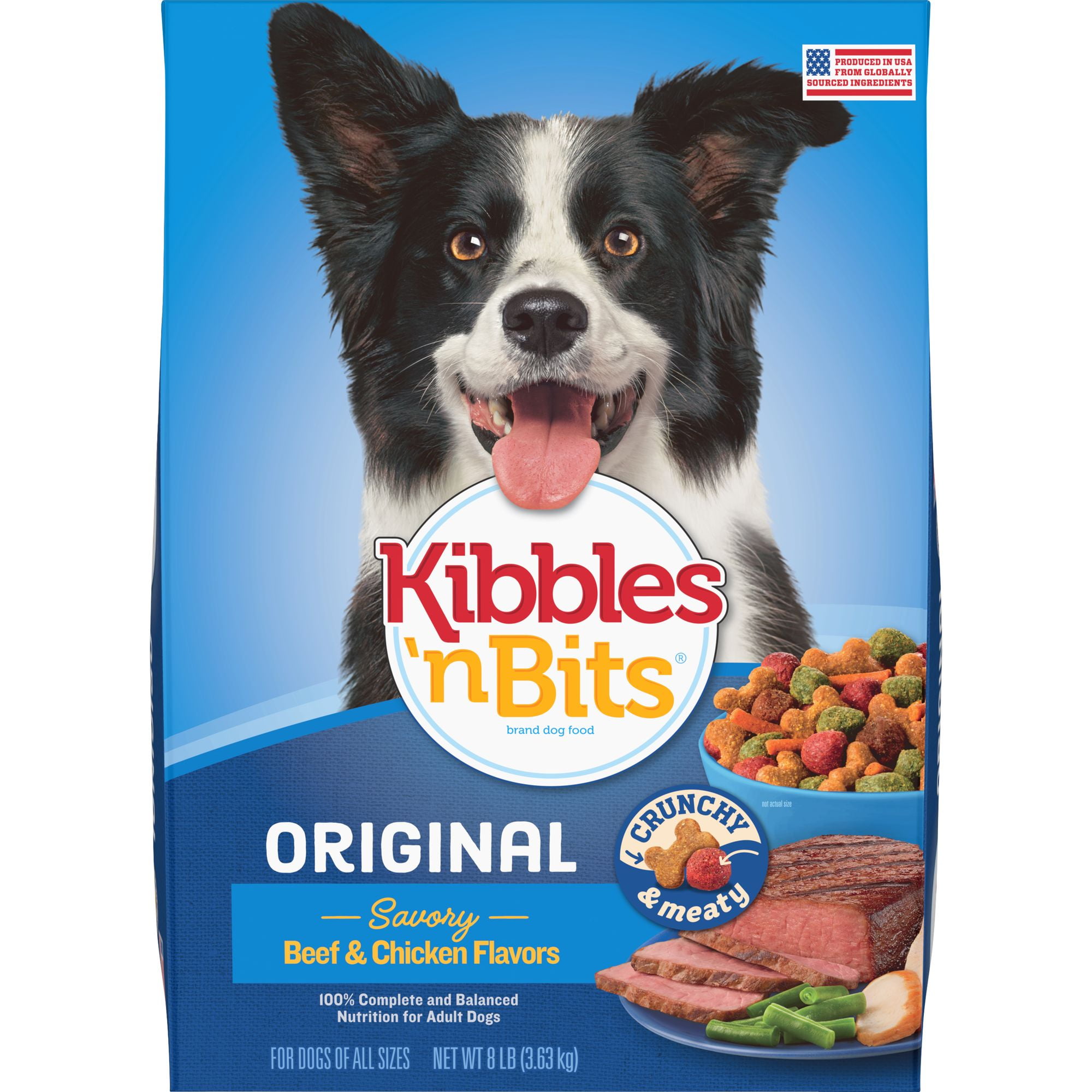 company that makes kibbles and bits dog food