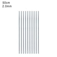 thumbnail image 3 of Eigraketly Varilla de soldadura de aluminio de 10 Uds. Suministro resistente a la corrosión de alambre con núcleo de baja temperatura, varilla de Suministros de soldadura 2.0 mm 50 cm 10 piezas Eigraketly TO1687-03B, 3 of 6