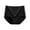 Z01-Black, variant on BYHONG Women Pure High Waist Comfortable Breathable Underwear Womens Panties Grey L