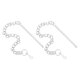 thumbnail image 1 of 2 cadenas con pasador para sombrilla de patio - Accesorios de fijación metálicos, repuestos para sombrillas de jardín y patio, fáciles de instalar, 1 of 7