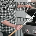 thumbnail image 3 of Brosse de Nettoyage de Cuisine Robuste avec Manche en Bois, Récurant en Acier Inoxydable pour Four à Pizza, Poêle, Pot, Plateforme Compétitive Sans Préciser la Couleur Ou la Taille, 3 of 6