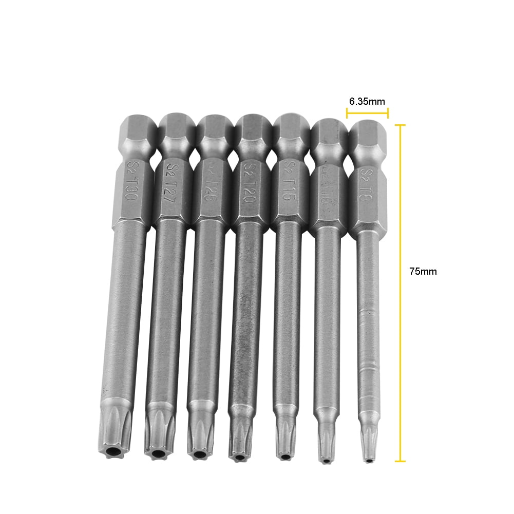 Wchiuoe Tough Screwdriver Set, Screwdriver Set, For Hand Screwdrivers Electric Drills Electric Screwdrivers Air Drills