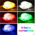 thumbnail image 2 of Lámpara LED plegable de madera para libros, 5 colores, lámpara de mesa, 12 x 9 x 2,5 cm, con forma de libro, recargable por USB, ideal para regalo de Navidad, plegable y magnética., 2 of 5