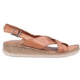 thumbnail image 2 of Hush Puppies Womens Elena Leather Wedge Sandal, 2 of 4
