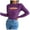Purple, variant on Aayomet Oversized Cardigans For Women Women's Fall Turtleneck Batwing Long Sleeve Ribbed Knit Casual Soft Pullover Sweater Jumper Top,Pink L