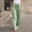 Green, variant on Pntutb Womens Pants,Fashion Women's Solid Bandage Loose Casual Wide Leg Leggings Bottom Long Pants