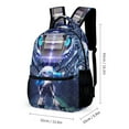 thumbnail image 2 of Undertale Sans Schoolbag Daypack Lightweight Backpacks School Bookbag Unisex Casual Rucksack for Outdoor, 2 of 8