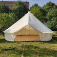 thumbnail image 5 of Outdoor Luxury Waterproof 5M/16.4 Oxford Bell Tent with Stove Hole Dome Yurt Glamping Tent For 3-10 Persons Camping, 5 of 6