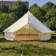 Been Younger Luxury New Oxford Fabric Glamping Tent 5M/16.4ft Waterproof Bell Tent for Outdoor Camping