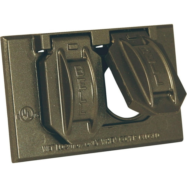 Do it Aluminum Weatherproof Outdoor Outlet Cover