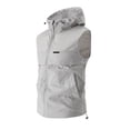 thumbnail image 2 of Ceisia UV Protection Men's Loose Fit Hooded Lightweight Quick-Dry Sun Vest Gift, 2 of 3