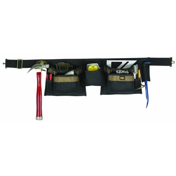 CLC Custom Leathercraft 1429 Poly Apron, Heavy Duty Tool Apron, 12 Pocket