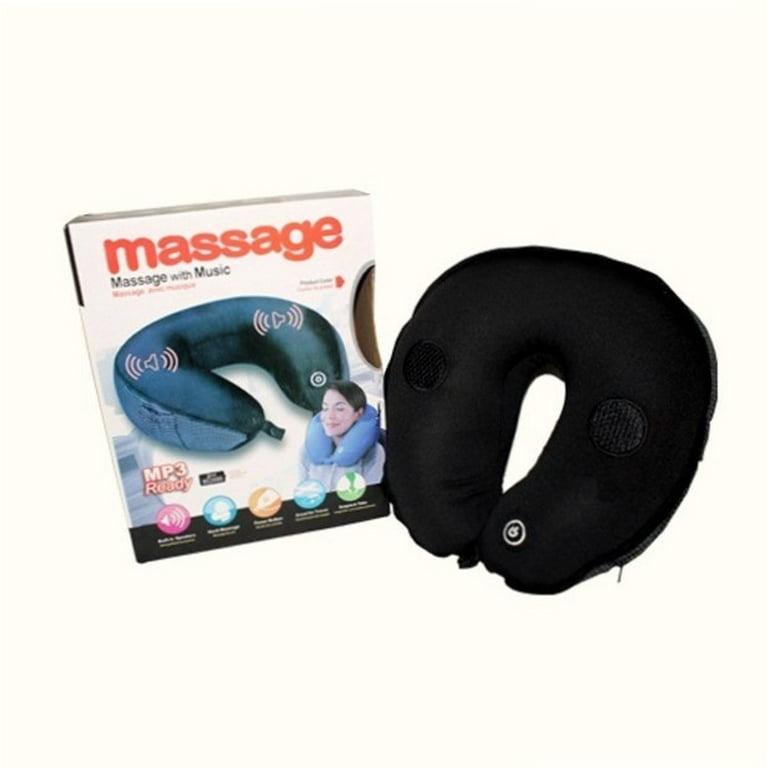 Travel pillow with built in clearance speakers