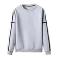 thumbnail image 2 of Palato Mens T Shirts,Men Casual Solid Basic Pullover Round Neck Sweater Top With Webbing Design, 2 of 4