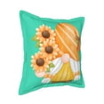 thumbnail image 2 of Bingfone Decorative Pillow Covers 16"X16" Sunflower Gnomes 2 Couch Pillow Cases Modern Farmhouse Covers For Couch Sofa Bed, 2 of 9
